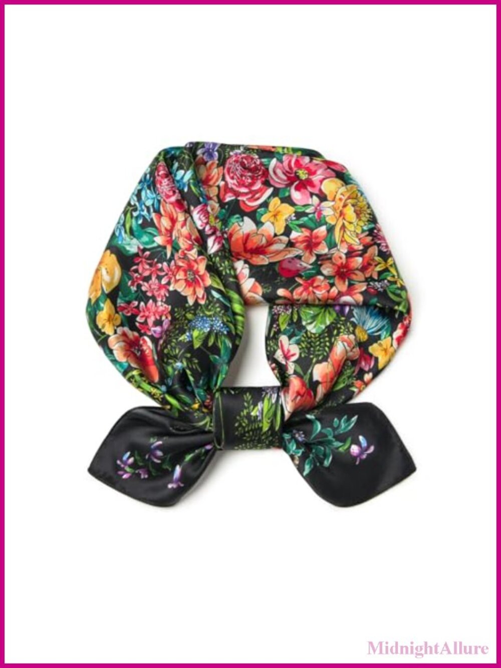 100% Mulberry Silk Scarf 25.6" Square Neckerchief Headscarf Gift Packed